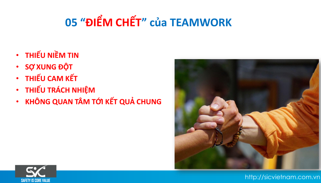5 điểm chết của Teamwork