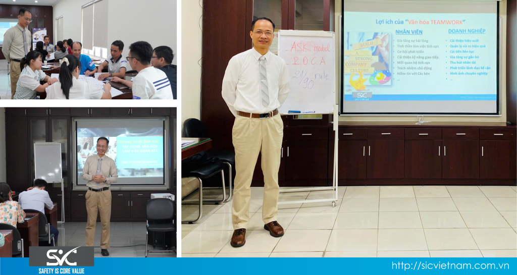 Giảng viên Lê Khiêm_Cố vấn điều hành SIC Việt Nam_Đào tạo chương trình "Văn hóa TEAMWORK"